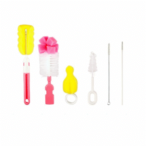 6-Piece Bottle Brush Set – Durable Cleaning Brushes 19x6cm for Bottles & Narrow Containers