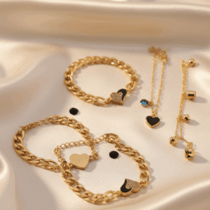 Elegant Gold Hand Chain – Stylish Wrist and Hand Jewellery