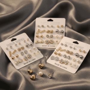Various Earring Card – Assorted Stylish Earrings Set for Every Occasion