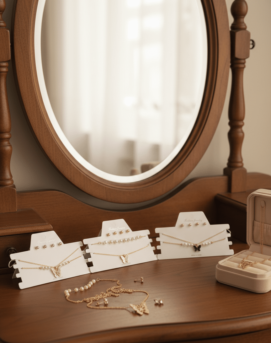 Ladies’ Pearl Necklace & Earring Set