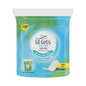 Lil-Lets Everyday Panty Liners 100s – Unscented, Daily Freshness & Comfortable Protection