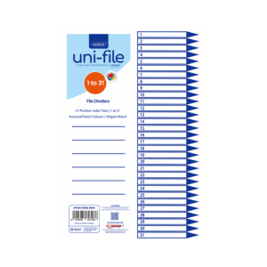 Marlin File Dividers 1 TO 31