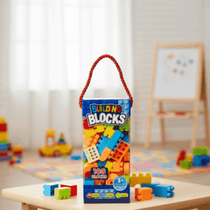 100 Piece Building Blocks | Safe, Durable & Fun Construction Toy