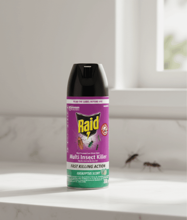 Done Insect Spray Raid Dual Power Eucalyptus Insect Killer Spray 300ml - A5 Cash and Carry