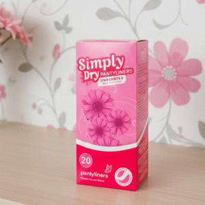 Simply Dry Unscented Panty Liners 20s – Daily Freshness & Comfortable Protection