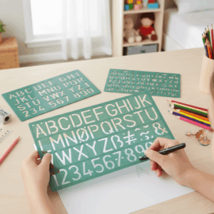 Technical Drawing Lettering Guide/Stencils – 4-Piece