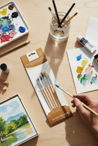6-Piece Flat Brush Set