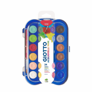 Watercolour Paint Kit 24 Colours+1 Brush