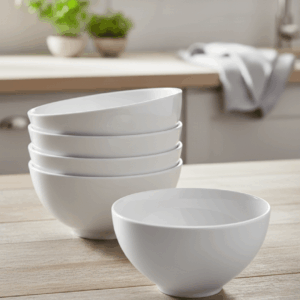 White Ceramic Soup Bowl – Durable & Stylish Tableware for Everyday Use