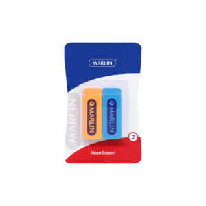 Marlin Neon Erasers-2 Pack