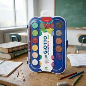 Watercolour Paint Kit 24 Colours+1 Brush