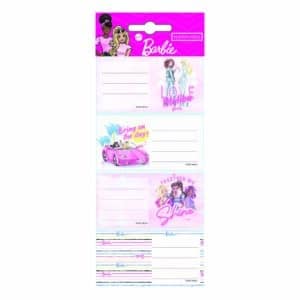 Barbie Painterly Book Labels 16 Pack