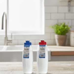 Transparent Jambu Water Bottle 600ml – Durable Reusable Drink Bottle
