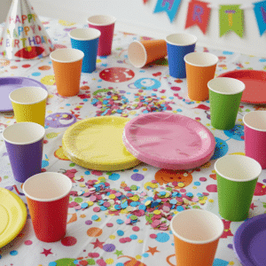 Paper Plates – Solid Colours 10 Pack