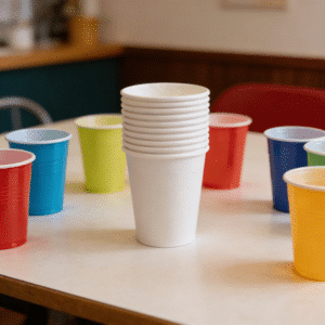 Paper Cups – Solid Colours 10 Pack