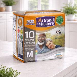 Grand Masters Adult Diapers Medium 10's