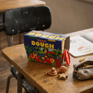 Dala Teddy Play Dough Assorted Colors 4 Pack of 100ml