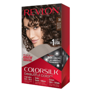 Revlon ColorSilk Hair Color, 30 Dark Brown