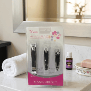 Nail clipper stainless steel 3pk