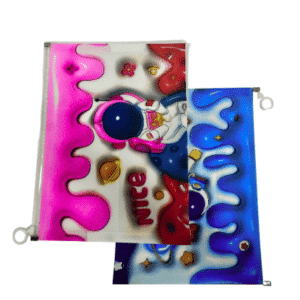 File bag with 3d design