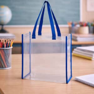 Library bag PVC 35x35x20cm