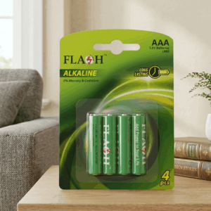 AAA Alkaline Batteries 4pcs Blister Pack