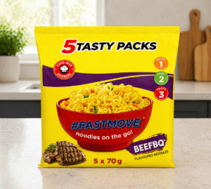 Fastmove Noodles Beef 5 x 70g