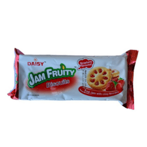 Daisy Strawberry Jam Fruit Biscuits