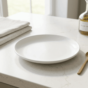 Melamine Plate White 15cm