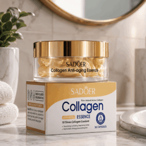 Sadoer Pure Natural Active Collagen Essence Anti-Aging 10 Times Collagen Content - 30 Capsules