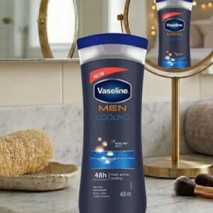 Vaseline Men Cooling Moisturizing Body Lotion for Dry Skin 400ml