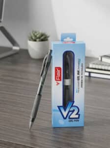 Flair V2 Gel Pen Black 1's