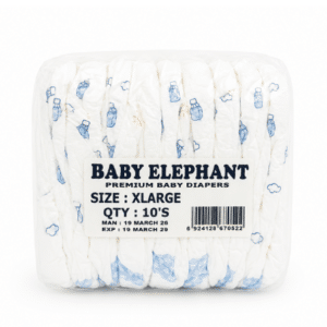 Baby Elephant Diaper X-Large 10's