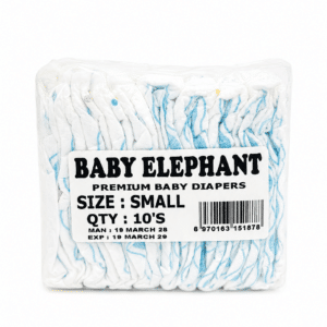 Baby Elephant Diaper Small 10's