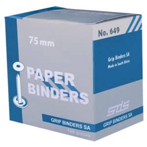 SDS Paper Binders 76mm 100's 649 CLI0033