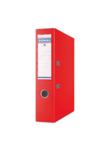 Donau A4 Lever Arch File 75mm  Assorted colour's - Red