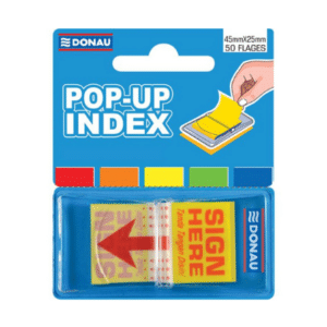 Donau Pop-Up Flags sign here 50 Flags