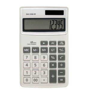12 Digit School Calculator White - DACALS4094