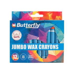 Butterfly Jumbo Wax Crayons 12's