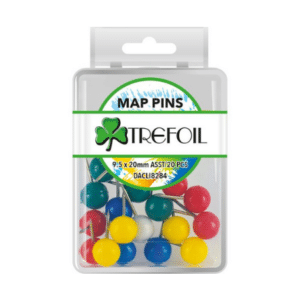 Trefoil Retail Box Accessories 20pcs Map Pin 20mm