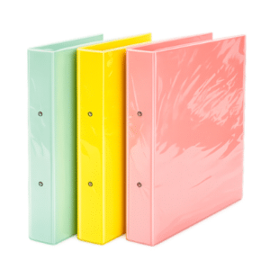 File Ring Binder A4 2 Hole Plain Colours