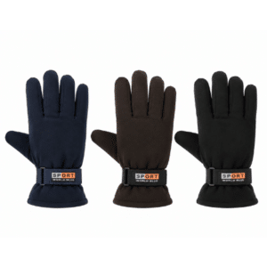 Men Gloves Biker With Strap Sport