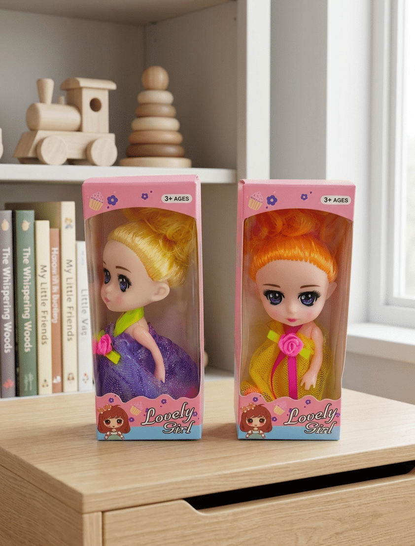Lovely Girl Mini Doll - 4.5inch