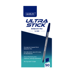 Marlin Edo 50's  Medium Point-1.0mm, Blue Ink