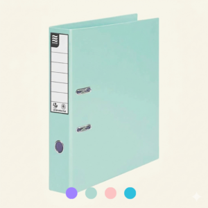 Donau Lever Arch File 75mm Pastel Assorted Colour's