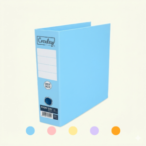 Croxley Lever Arch File A4 Pastel Colour's Assorted