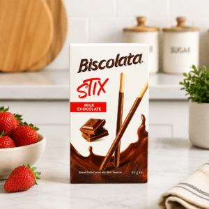 Biscolata STIX Milk Chocolate Biscuit Sticks 40g