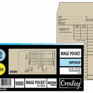 Wage Printed Envelopes Box 500's