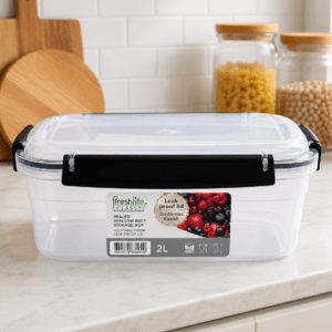 Freshlife Classy Sealed Shallow Rect Storage Box – 2L