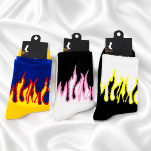 Flame Design Crew Socks